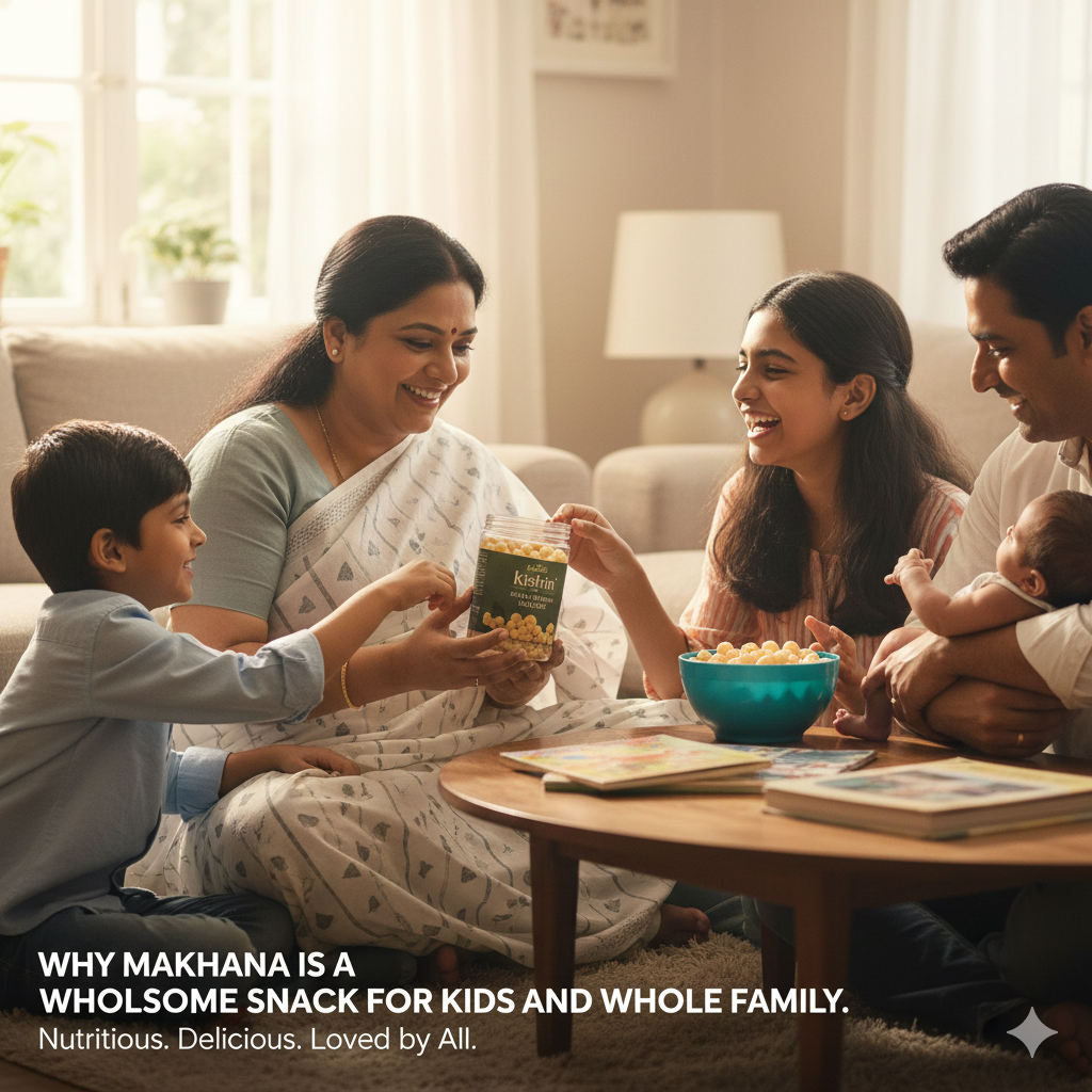 Why Makhana Is a Wholesome Snack for Kids and the Whole Family