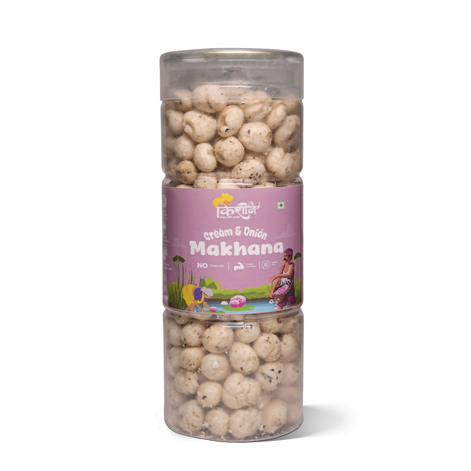 Cream & Onion Makhana 100g | Roasted Fox Nuts – Kishaan