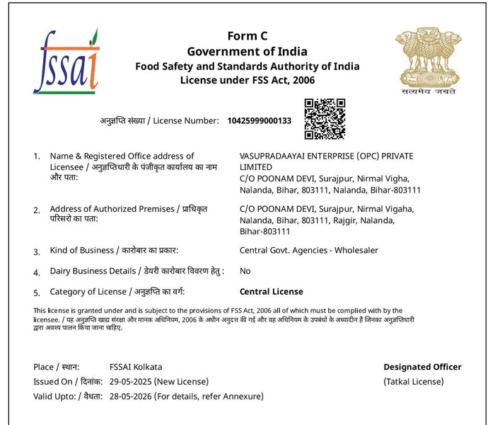 FSSAI License
